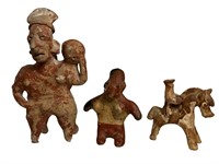 3 Jalisco & Michoacán Style Pottery Figures