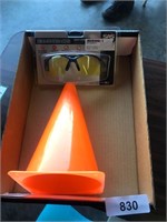 Safety Glasses & Cone