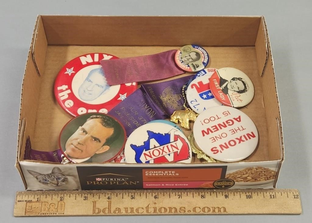 Richard Nixon Political Buttons