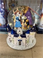 BEAUTY & THE BEAST MUSICAL WATERGLOBE WORKS