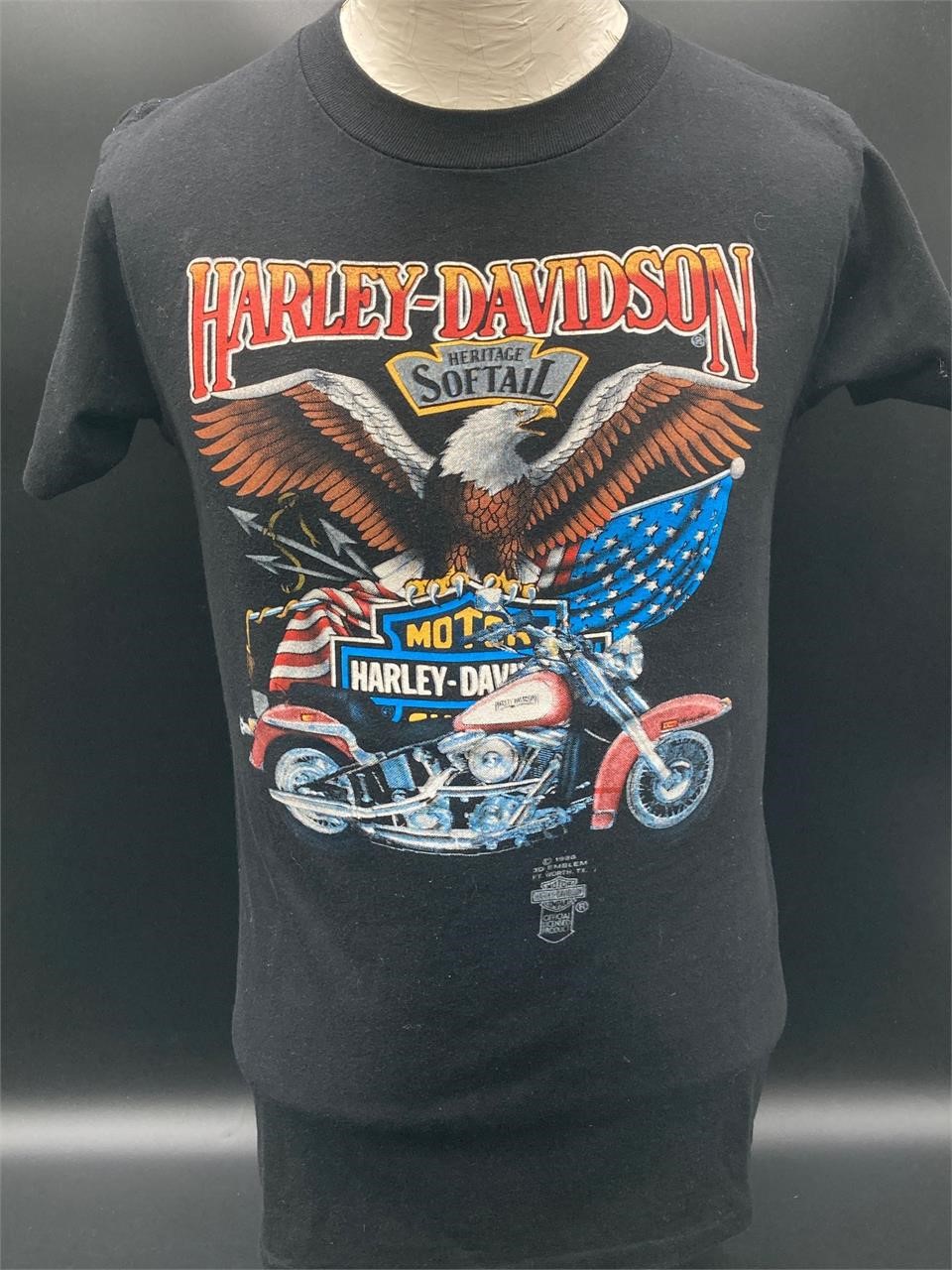 3D Emblem Harley-Davidson Heritage Softail Shirt