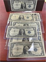 (10) 1957 $1 Silver Certificates - AVG