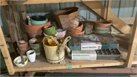 Gardening pots and supplies