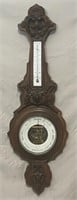 Early 1900's Victorian barometer/ thermometer.