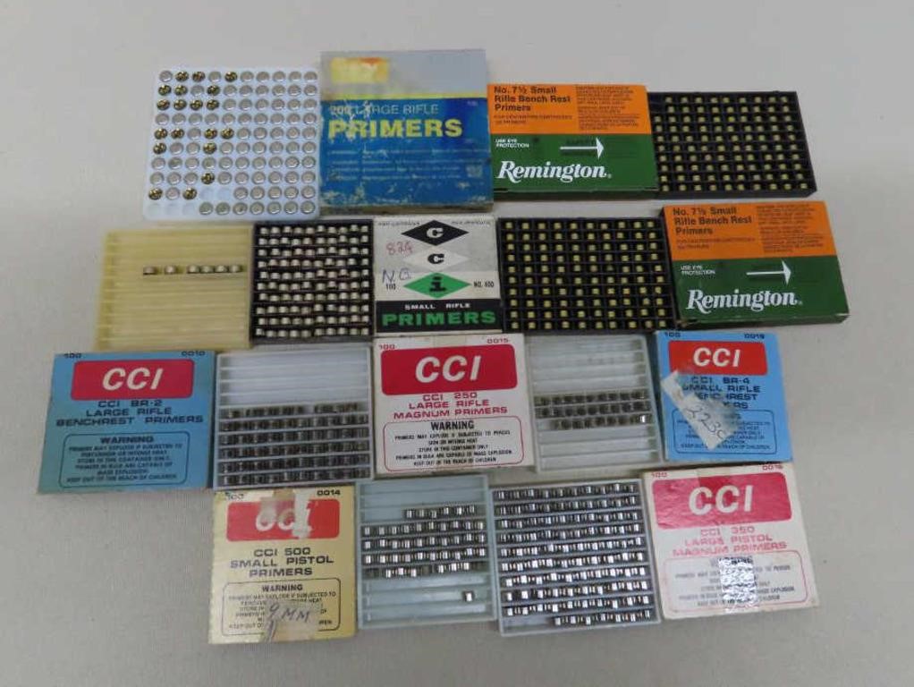 Selection of Rifle & Pistol Primers