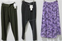Lot of 3 Assorted Ladies Pants/Skirts Sz M - NWT