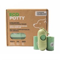 360-Pk Eco Potty Compostable Poop Bags For Pets