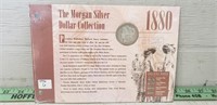 1880 Morgan Silver Dollar Coin w/ COA