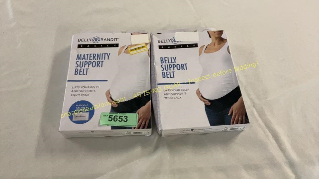Maternity support belts, size L, 2ct