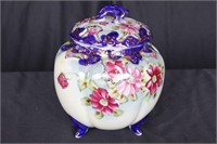 FLORAL COVERED DISH