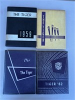 4 MT VERNON TX TIGERS ANNUALS 1959,60,61,62