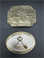 AMEX Solid Brass Belt Buckle & Boy Scouts Buckle