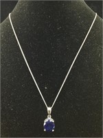 Sterling necklace 18 "