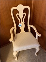 MATCHING WOODEN ARM CHAIR CLEAN