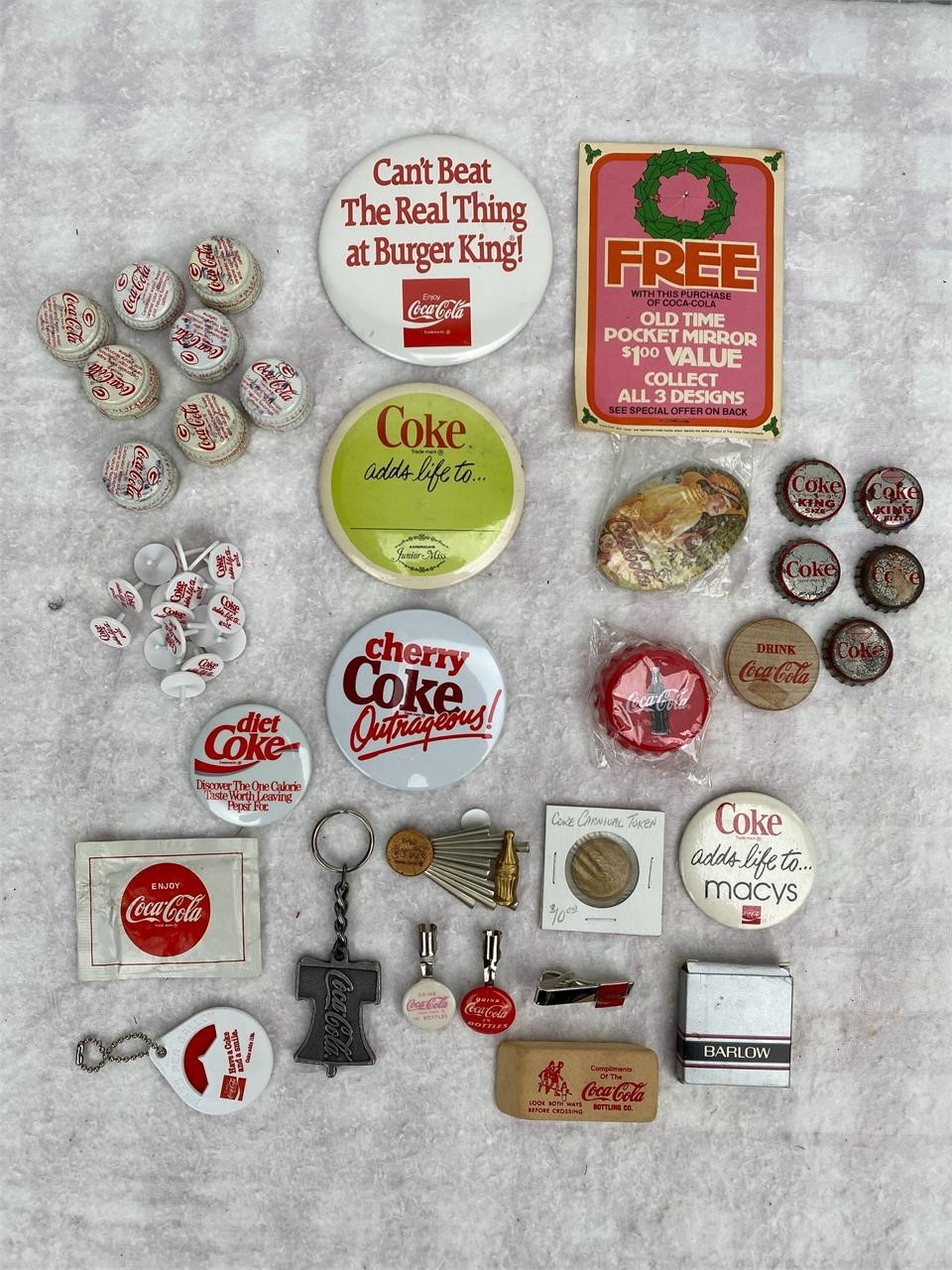 Lot: Vtg Coca-Cola Assorted Collectibles