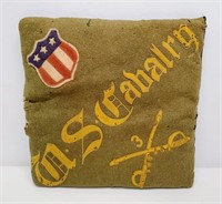 WWI 3rd US Cavalry Wool Sweetheart Pillow