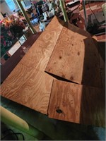 3 pieces plywood