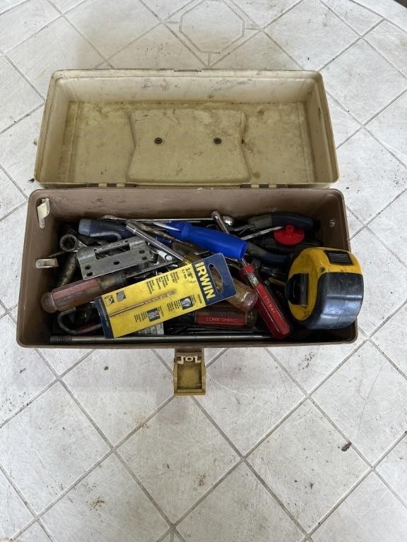 Toolbox with tools