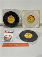 Assorted GOLDEN FLEECE Inc. Records & Patches