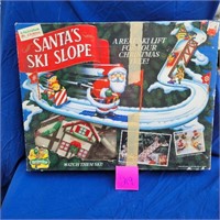 Santa ski slope