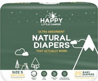 ($99) Happy Little Camp Natural Disposable,5 pack
