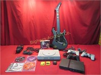 Sony Play Station Console, Controllers, Games,