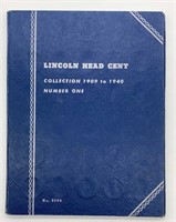 Starter Set of Lincoln Cent, 1909-1940, 59 Total