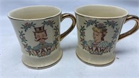 Enesco Maw & Paw Cup Pair of 2
