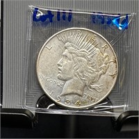 1934 - d  Peace Silver $ Coin