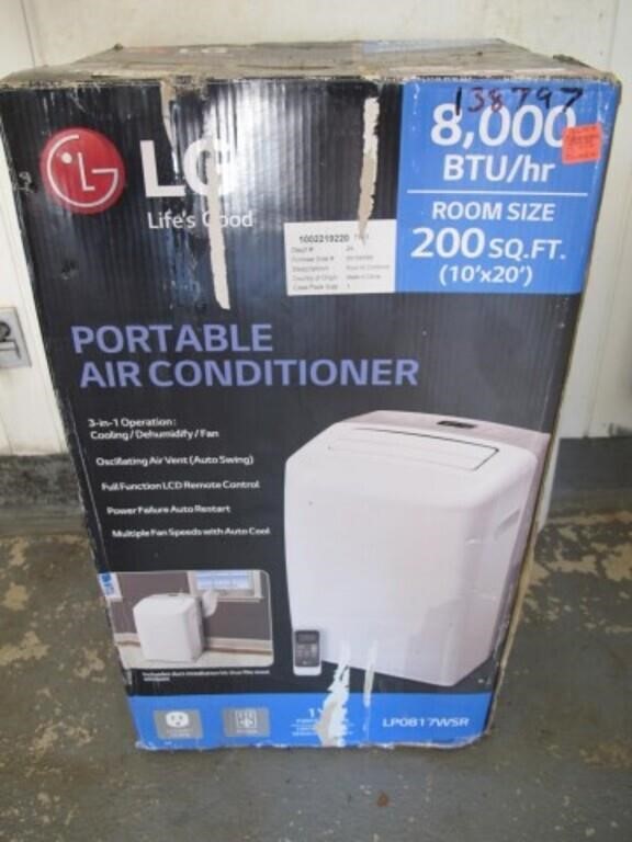 NEW IN BOX LG 8000 BTU AC UNIT.