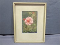 Vintage Flower Print 8x10"