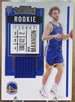 Nico Mannion '20-21 Contenders RC Patch