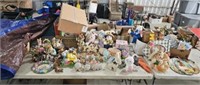 large lot of Easter decorations
