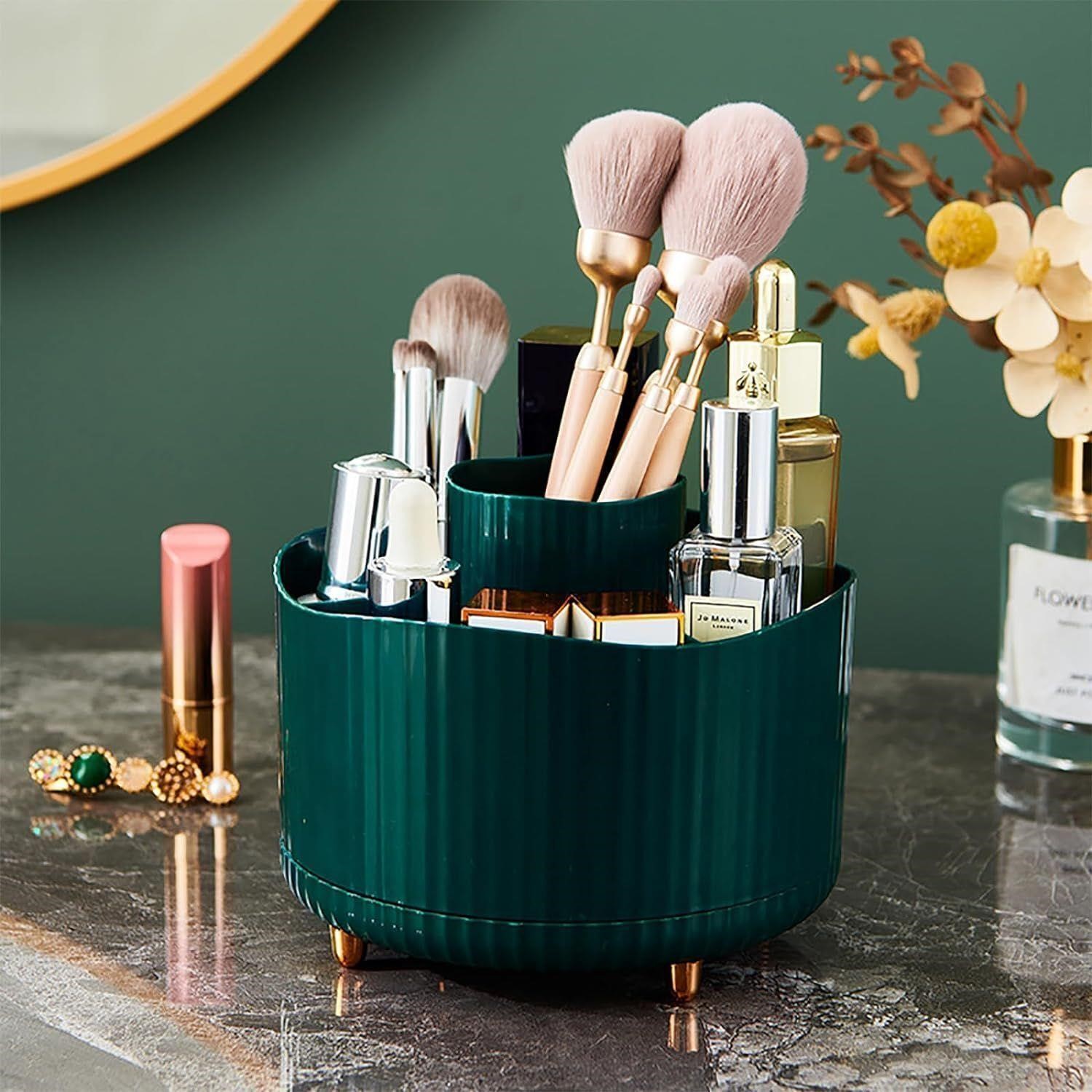 360° Rotating Makeup Brush Holder