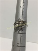 Size 5.5 14KWG Diamond Ring