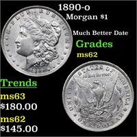 1890-o Morgan $1 Grades Select Unc