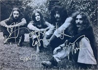 Autograph COA Black Sabbath Photo