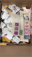 US Stamps thousands of on & off-paper stamps in me