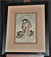 Japanese Wood Block Print Kunisada Toyokuni I
