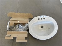 Kohler Faucet w/ Sink, Unused