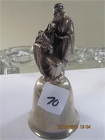 1984 Danbury Mint Silverplate Bell-Baptismal