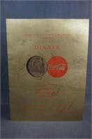 1952 Charlotte Coca Cola Bottling 50th Ann. Menu