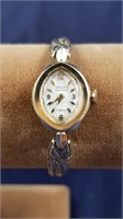14kt Gruen Precision 17 Jewel Ladies Wrist Watch
