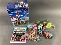 My Little Pony Toys w/ Fantasy Pony Castle in Box