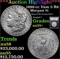 *Highlight* 1889-cc Vam 5 R6 Morgan $1 Graded Choi