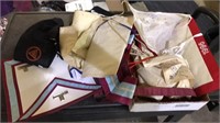 Box lot of masons items , bags and some from