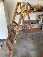 6 ft wooden ladder