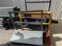 4 Steel Access Platforms & Stillage with Contents