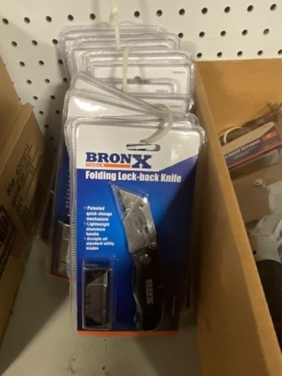 Bronx™ Folding Lock-Back Knife x 4