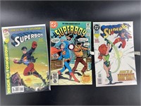 3 DC comics from Superboy, 1 60cent version #25, a